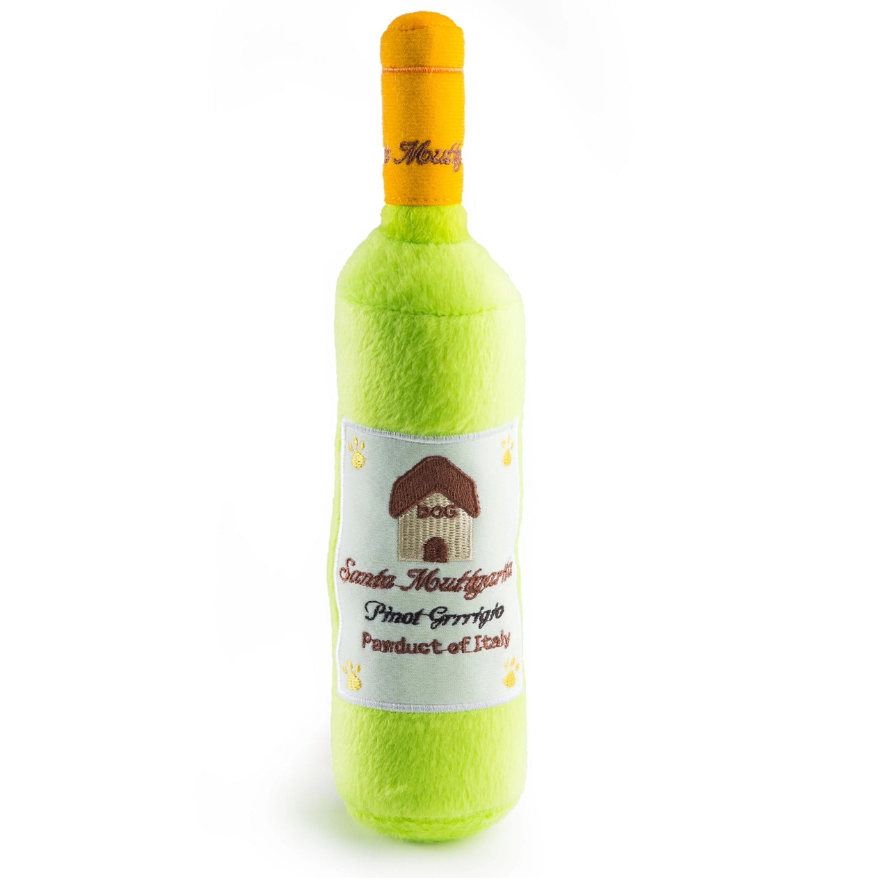 Haute Diggity Dog Santa Muttgarita Pinot Grrrigio Wine Dog Toy