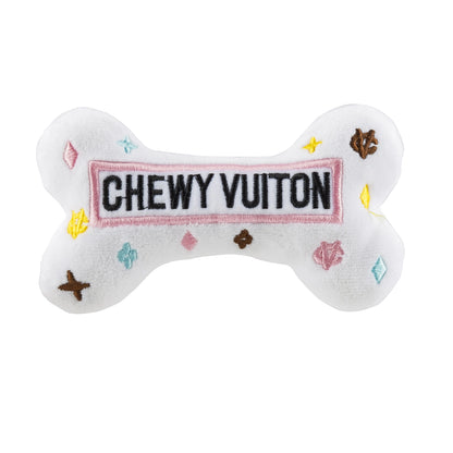 Haute Diggity Dog Chewy Vuiton Dog Bone Toy