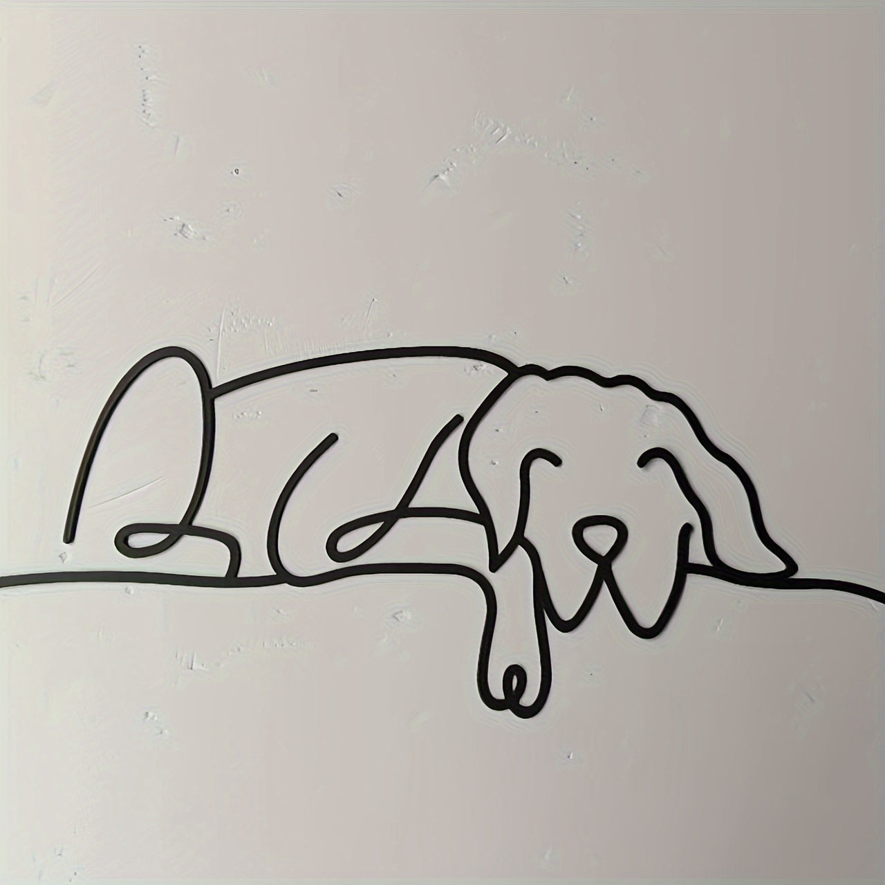 Sleeping Dog Metal Wall Art