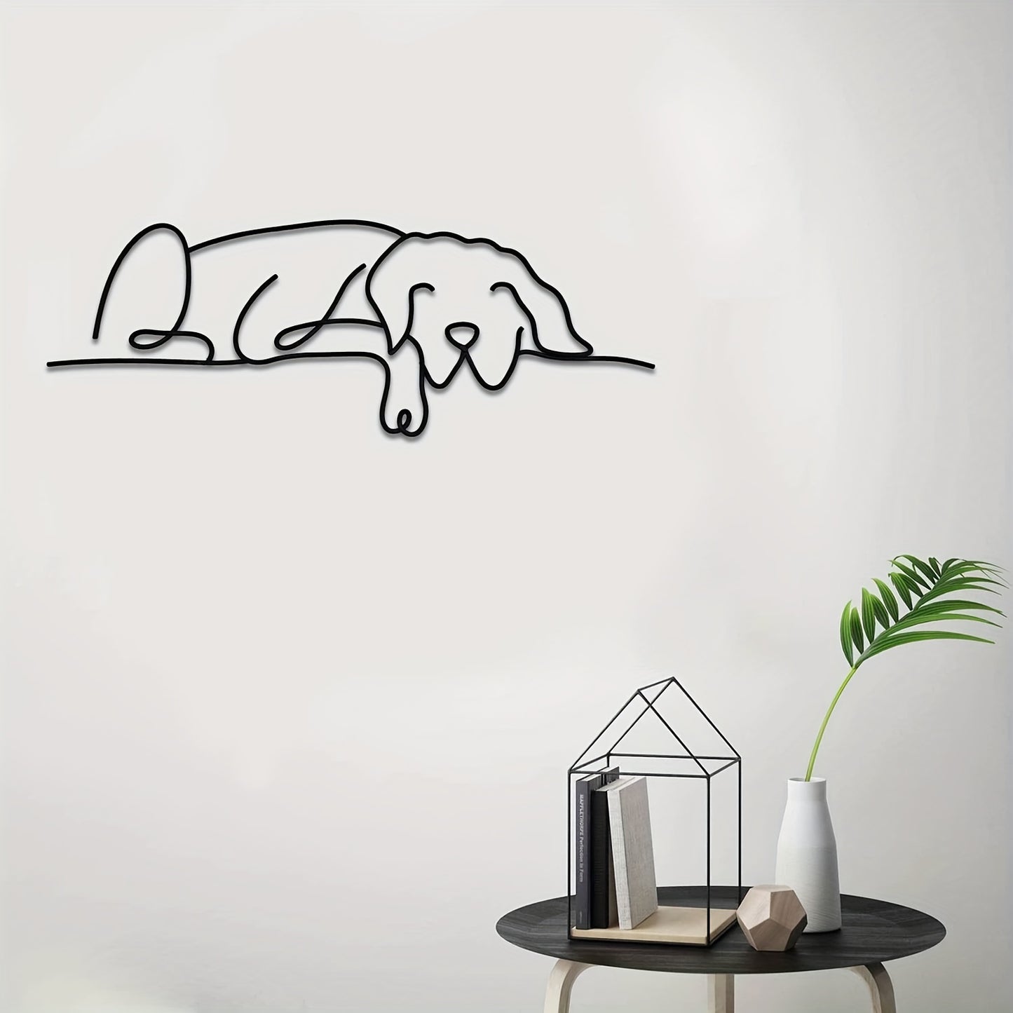 Sleeping Dog Metal Wall Art